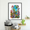 Handpainted DIY Garden House DIY Oil Paint by Numbers Pictures Craft Kit Gifts