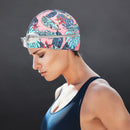 Swimming Caps Women Men Waterproof Ear Hair Protection Swim Hat (Pink) Newly