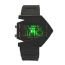 Unisex LED Waterproof Aircraft Sport Digital Display Wristwatch Watch Black