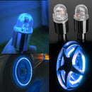2 Stück Radfahren Fahrrad Neon LED-Reifen-Gummireifen-Licht-Lampen-Rad-Ventilkap