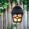 LED Solar Wall Light Retro Flame Torch Lamp Outdoor Waterproof Garden Lamp Newly