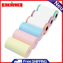 6pcs 57x30mm Portable Pocket Printer Paper Rolls Self-Adhesive Paper Replacement