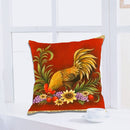 Chicken Print Cross Stitch Pillowcase 11CT DIY Embroidery Pillow Cover (2)