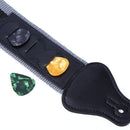 xintiandi Guitar Strap with 3 Selectable Brackets + 3 Picks for Electric