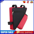 1.2L Triangle Cycling Bicycle Bags MTB Bike Front Tube Frame Pouch (Red)