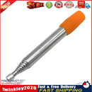 Blow Fire Tube Outdoor Camping Cooking Retractable Mouth Blowpipe (Orange) Newly