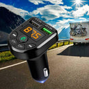 Bluetooth-compatible 5.0 Fm Transmitter Mp3 Player Wireless Receiver Dual E0W0
