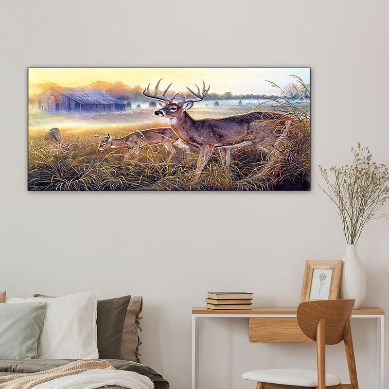 Elk DIY Zero Basis Paint by Number Kits Kill Time Picture Colouring Kits 80x40cm