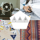 Acrylic Quilting Ruler 60 Degrees Triangle Template Hand Sewing Cutting Clo