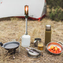Mini Gas Lamp Pole Adapter Aluminum Alloy Material & Lightweight (White) Newly