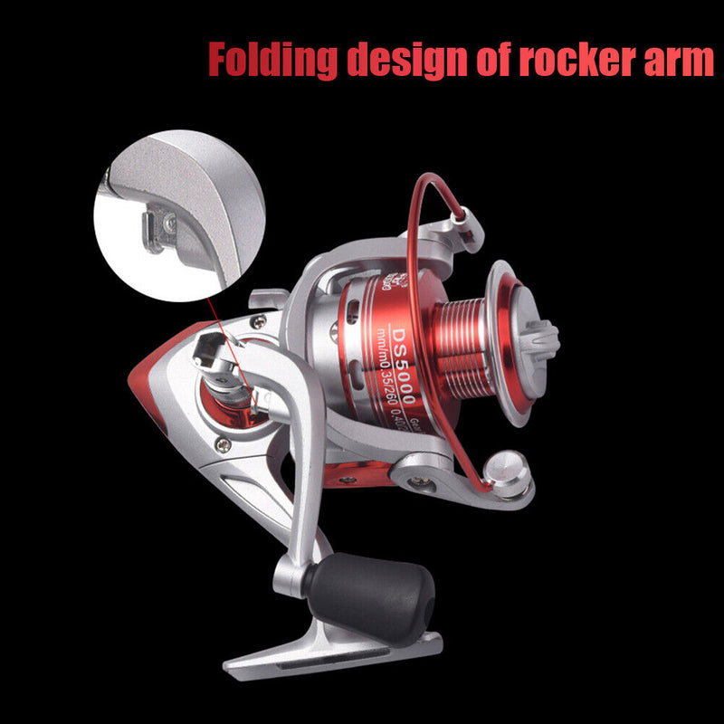 5.2 1 Gear Ratio Aluminum Alloy Fishing Wheel 13BB Bearing Spool Spinning Reels