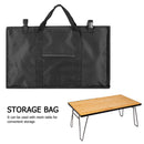 Camping Tent Folding Table Storage Bag Waterproof BBQ Picnic Pouch (Black) Newly