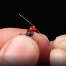 10x Sequins Fly Fishing Lures Artificial Bait Flies with Barbed Hook (14)