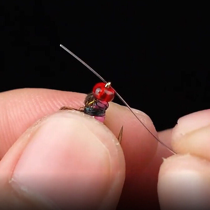 10x Sequins Fly Fishing Lures Artificial Bait Flies with Barbed Hook (14)