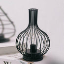 Retro Geometric Wire Industrial LED Light Bulb Bedside Desk Light Sale Hot A4F2