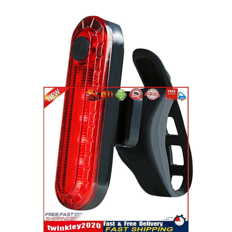 Rear Bike Tail Light Waterproof Bicycle Taillight for Night Riding (Red) Newly