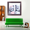 DIY 5D Diamond Embroidery Painting Lover Bear Cross Stitch Craft Home Decor