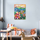 5D Diamond Painting Colorful Flowers Full Round Rhinestone DIY Home Decoratio