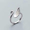 1x Swan Shape Knitting Loop Crochet Ring Thimble Guide Accessories Crafts X4S8