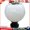 LED Solar Power Acrylic Round Ball Light Outdoor Garden Wall Pillar Lamp Newly