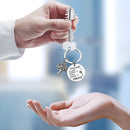 Inspirational Keychain Gift for Him Her Friends -Class of 2021 Graduate Key Ring