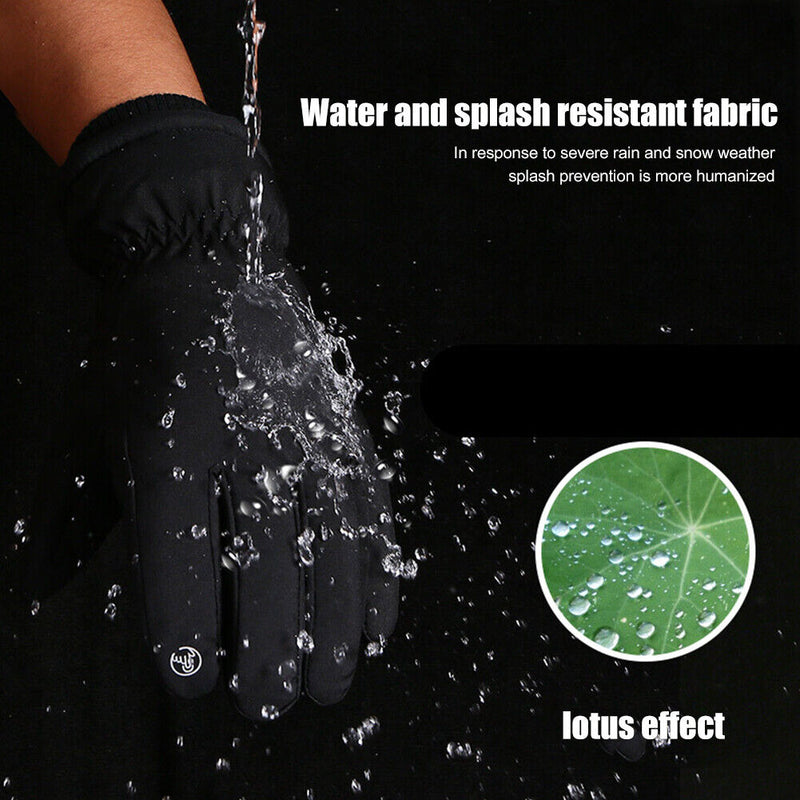 Waterproof Windproof Warm Ski Gloves Anti-Skid Winter Motorcycle Cycling Gloves