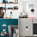 1pc Smart Bluetooth-compatible Speaker Wall Bracket Outlet Holder (White) Newly