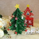 Mini Cute Decorative Merry Christmas Tree Party Ornament Festival Wood Kid Gi