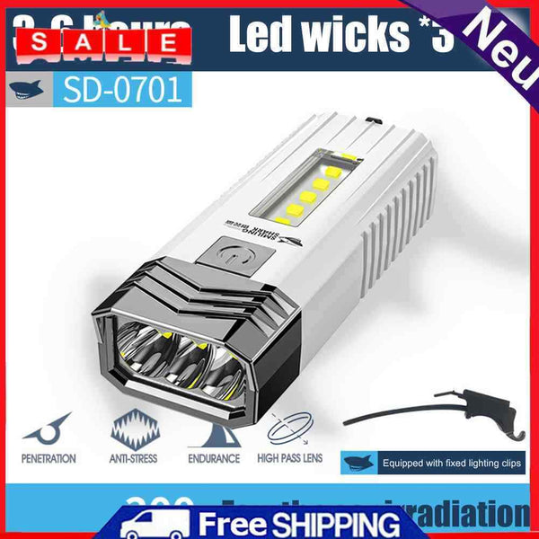 Portable Torch Cycling Accessories Outdoor Flashlight for Camping Adventure Lamp