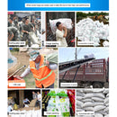 Thickened Flood Water Control Sand Bag UV Resistant Sandbag (White 10pcs) Newly