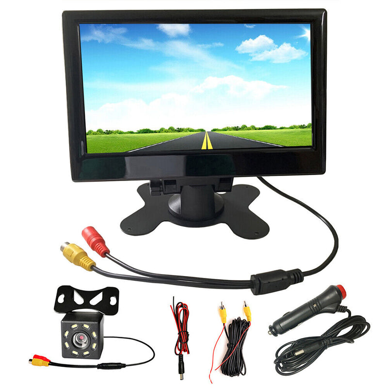 7 Inch Car Monitor Support Car Camera Rear-view Display Monitor Auto Accessories