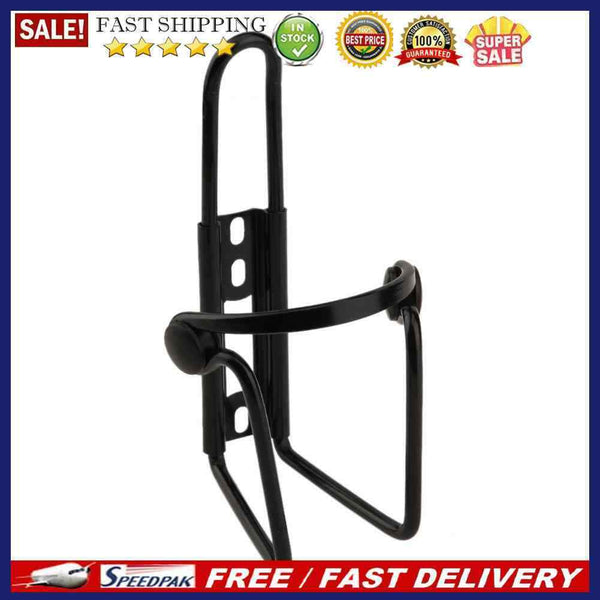Bicycle Aluminum Kettle Stand Mountain Bike Water Beverage Bracket (Black)