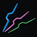 Hand Craft Crochet Curve Needles Weave Stitch Home DIY Knitting Tools Set