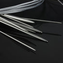11pcs 80cm Stainless Steel Round Knitting Needles Round Knitting Pins Crochet Weaving Pins Hand