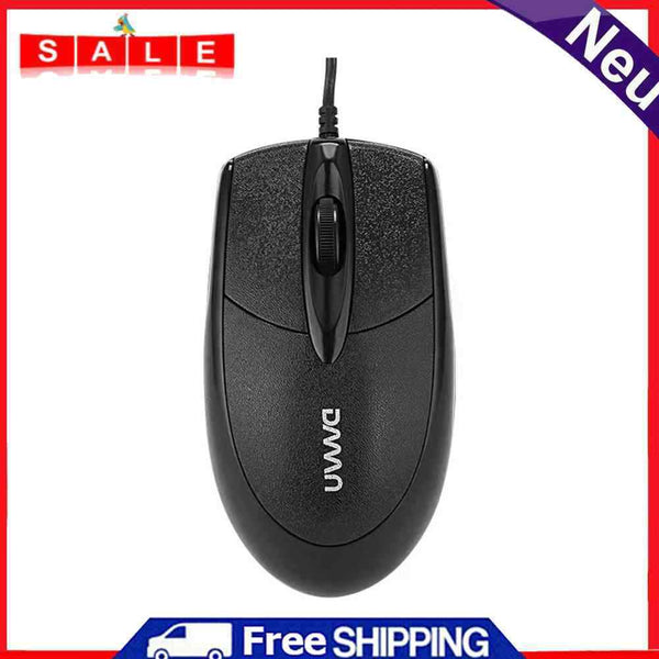 Optical USB Wired 1200dpi Business Office Ergonomic Mouse for Computer Laptop PC