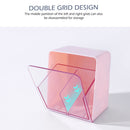 Cotton Swabs Qtips Storage Organizer 2 Grids Separate Holder Box (Pink) Newly