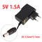 AC to DC 5.5mm*2.1mm 5.5mm*2.5mm 5V 1.5A Switching Power Supply