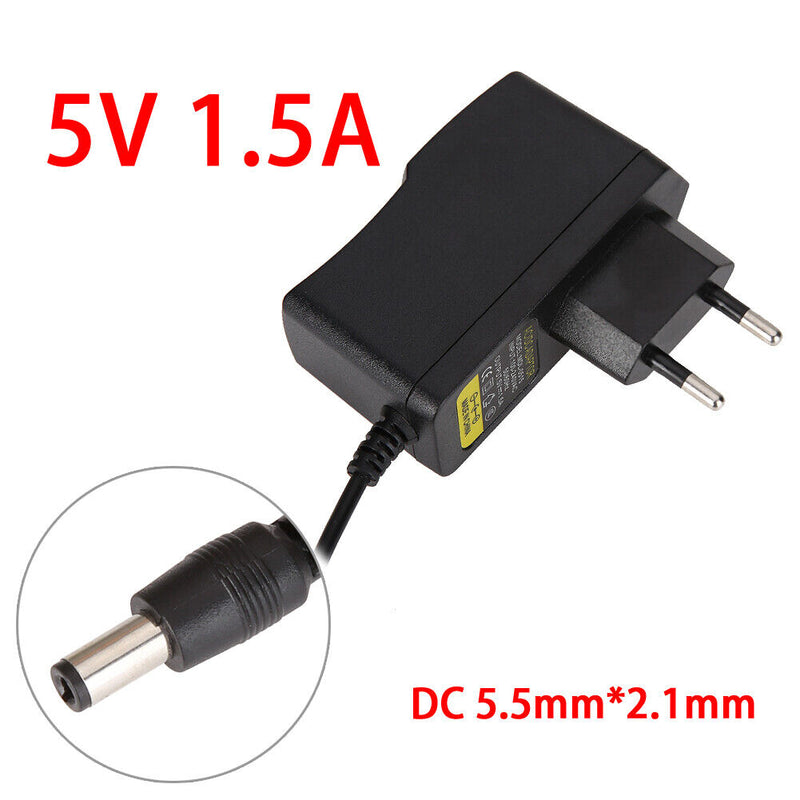 AC to DC 5.5mm*2.1mm 5.5mm*2.5mm 5V 1.5A Switching Power Supply