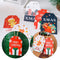 Wrapping Snowflake Christmas Tags Gift Cards Hanging Label Xmas Decorations