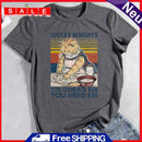 Fashion Kitty Biscuits Short Sleeve T-Shirt (Dark Grey XL) -01277