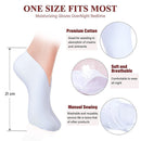 Feet for Skin Care White Grey Moisturizing Socks Spa Socks Overnight Moisture