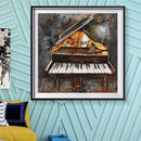 Diamond Painting 5D DIY Piano Full Round Drill Rhinestone Picture Kits