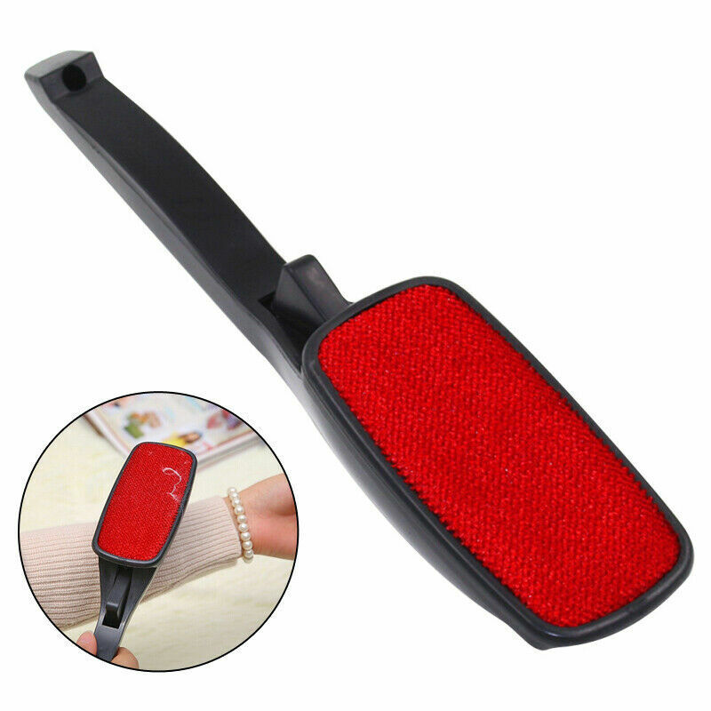 Rotating Lint Brush Fabric Pet Hair Remover Fluff Dust Clean Sofa Clothes S6V9