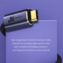 Braided 10Gbps 140W USB2.0 PD3.1 Type-C to Type-C Fast Charger Cable (2m)