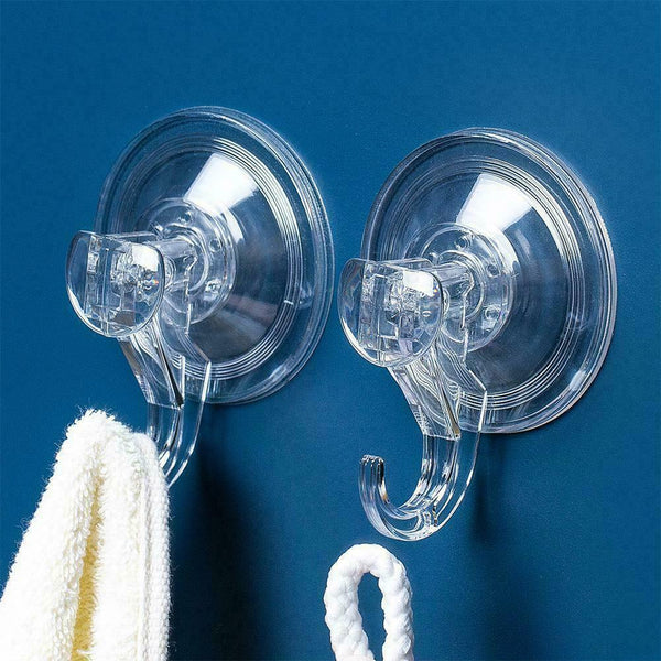 Wreath Hanger Suction Cup Hooks Clear Vacuum For Front Windows Glass Shower U8E8