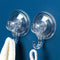 Wreath Hanger Suction Cup Hooks Clear Vacuum For Front Windows Glass Shower U8E8