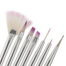 7pcs Manicure Design Painting Pen Gel Polish Builder Carving Nail Art Brush