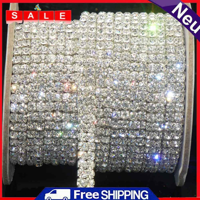 1 Yard Two Row Stones Rhinestone Trim Rhinestone Band Rhinestones Decorate Sewing