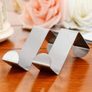 2pcs Door Hook Stainless Steel Kitchen Cabinet Clothes Pothook Hanger Holders