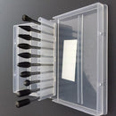 Nail Art 20 Holes Slots Drill Bit Holder Display Grinding Heads Storage Box